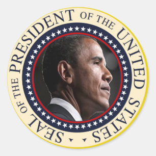 Adesivo Barack Obama Seal