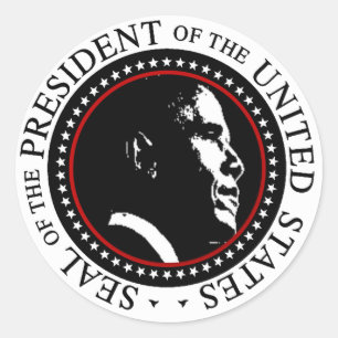 Adesivo Barack Obama Seal