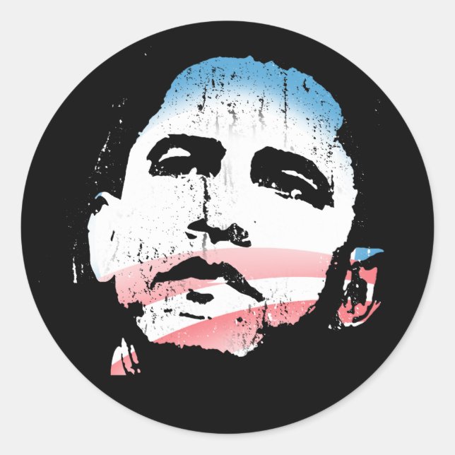 Adesivo Barack Obama Sticker (Frente)
