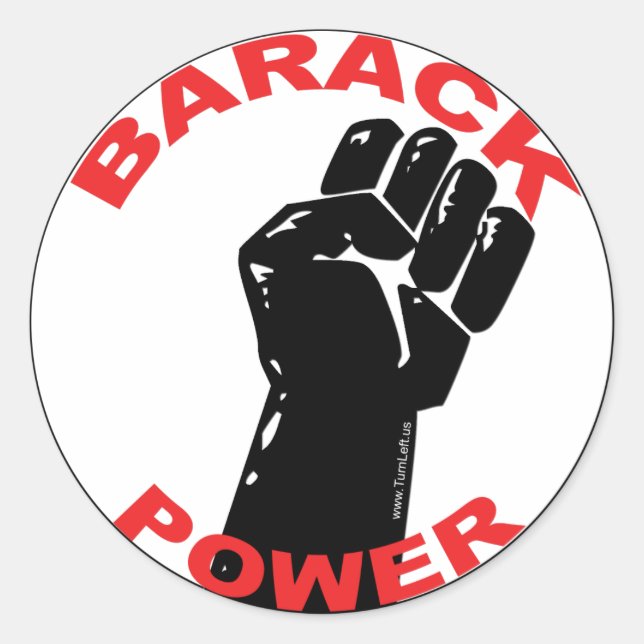 ADESIVO BARACK POWER (Frente)
