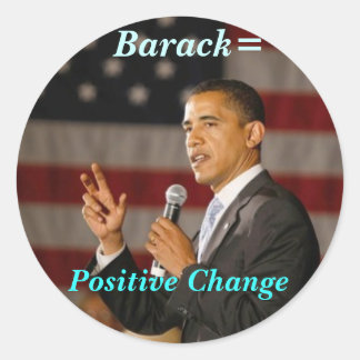 Adesivo Barack = Vinheta positiva