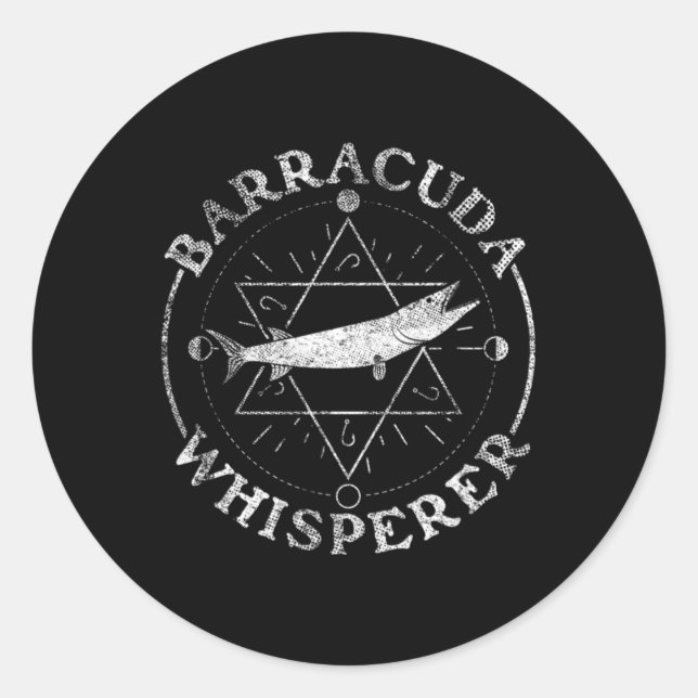 Adesivo Baracuda Whisperer - Barracuda  (Frente)