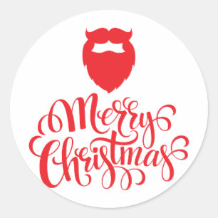 Adesivo Barba Papai noel de Natal