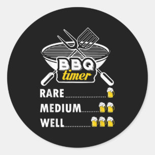 Adesivo Barbecue Temporizador do Churrasco Gift Grill Engr