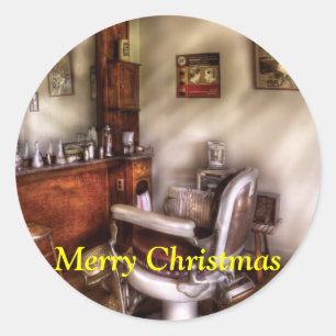 Adesivo Barbeiro - Na Barbearia
