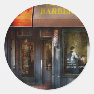 Adesivo Barbeiro - NY - Barbearia West Village