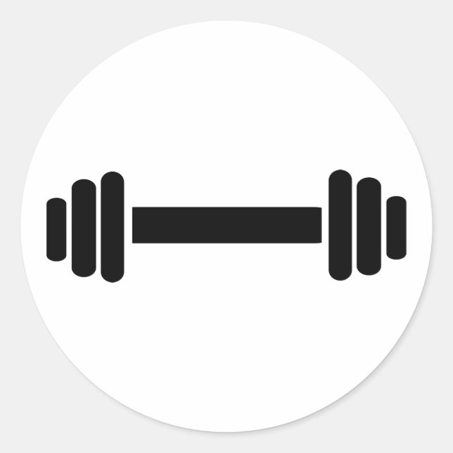 Adesivo Barbell - Bodybuilding (Frente)