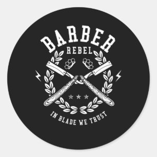 Adesivo Barber Rebel