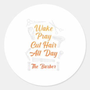Adesivo Barbers Christian Hairstylist Cabeleireiro