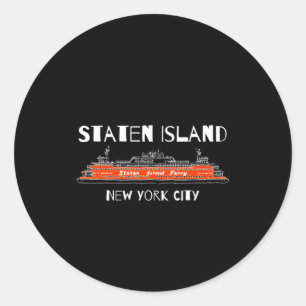Adesivo Barca de Staten Island Nova York
