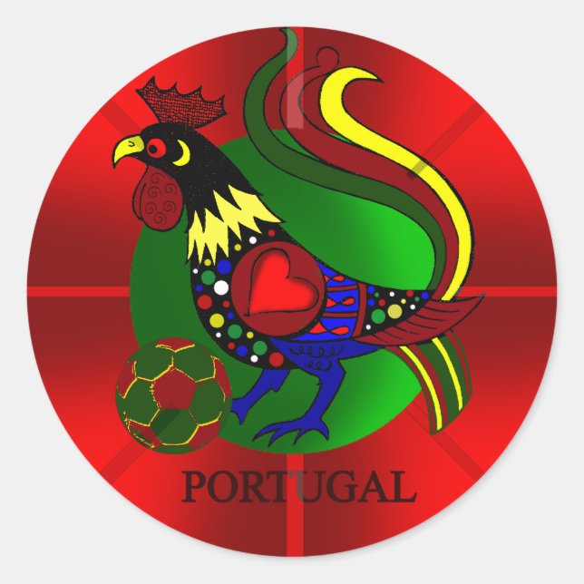 Adesivo Barcelos Futebol - Por Tugas de Portugal (Frente)