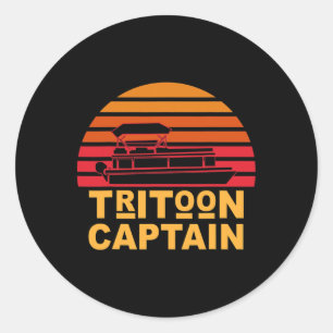 Adesivo Barco Capitão Pontoon Capitão Tritoon