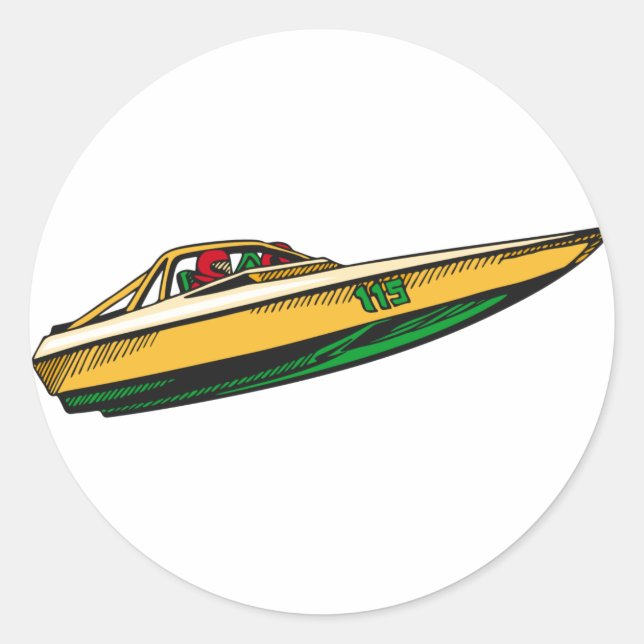 Adesivo Barco rápido (Frente)