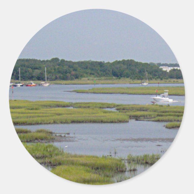 Adesivo Barcos no Lago (Frente)