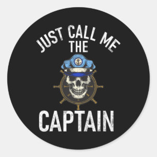 Adesivo Barcos Só Me Chame De Capitão
