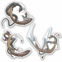 Barcos Voadores de Dragão Serpente Chinês Oriental