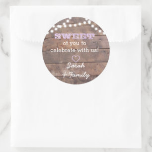 Adesivo Barnwood Lights Lilac Sweat Bag Sticker