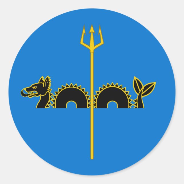 Adesivo Barônia de Crachá da Populace Calafia (Frente)