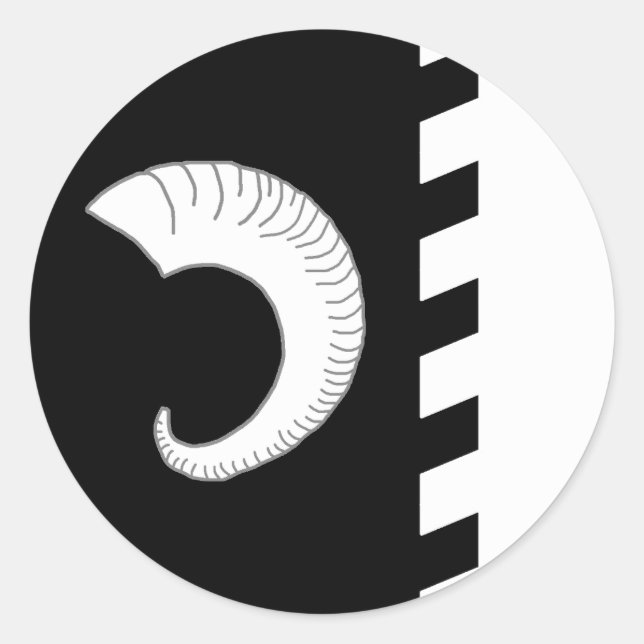 Adesivo Barônia de Crachá de Bordermarch Populace (Frente)