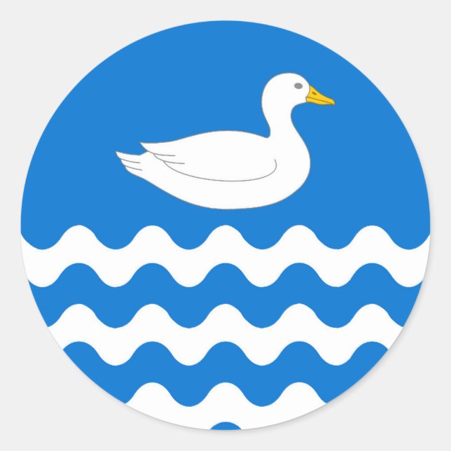 Adesivo Baronia de Um Crachá da População de Dubhaigeainn (Frente)