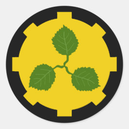 Adesivo Barônia do Crachá Clássico da População Caerthe Ro