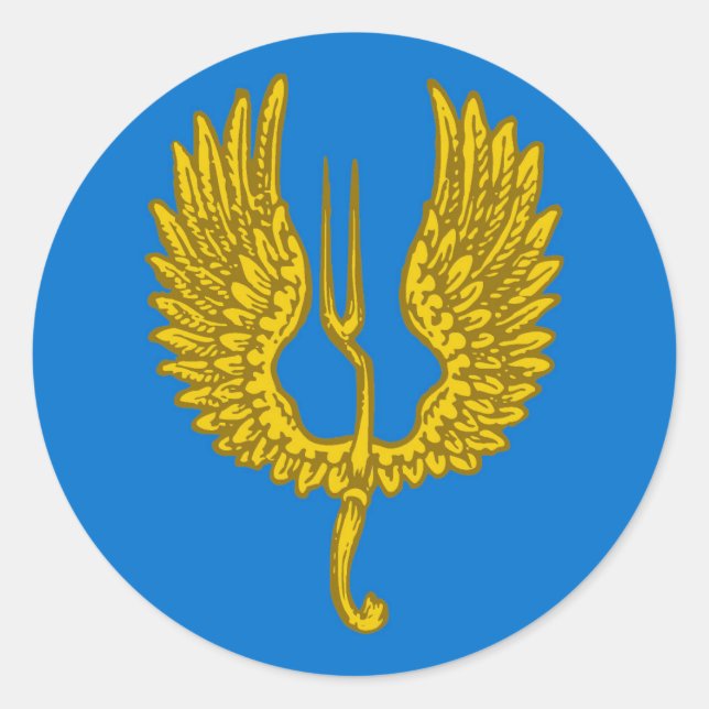 Adesivo Barônia do Crachá Clássico de Windhaven, Ronda S (Frente)