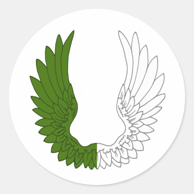 Adesivo Barônia do Crachá da População de Pedra Sagrada (Frente)