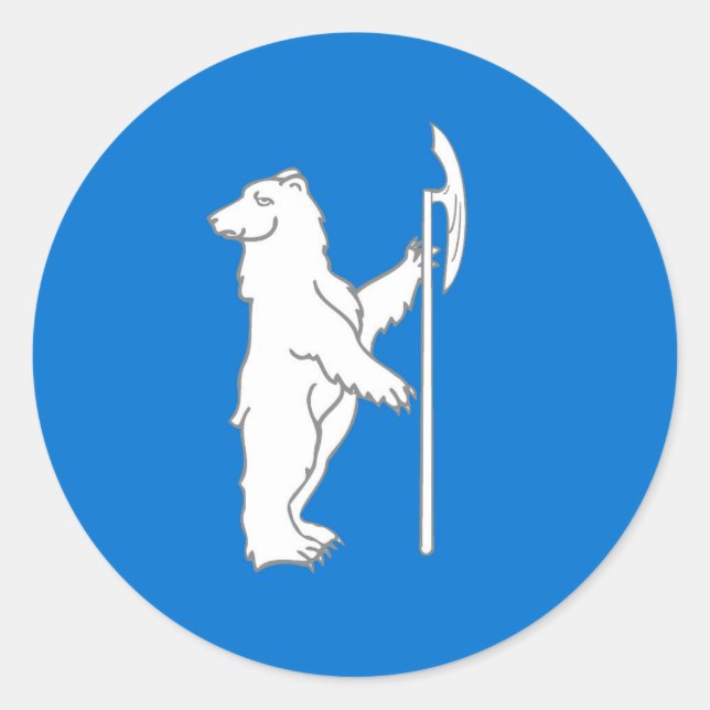 Adesivo Baronia do Crachá de Bjornsborg Populace (Frente)