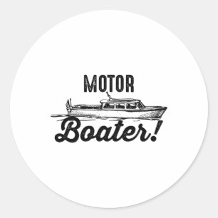 Adesivo Barqueiro Motorizado Engraçado Eu Amo Presente de