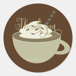 Adesivo Barra de Café Xícara de Latte Chuveiro de Noiva Fo