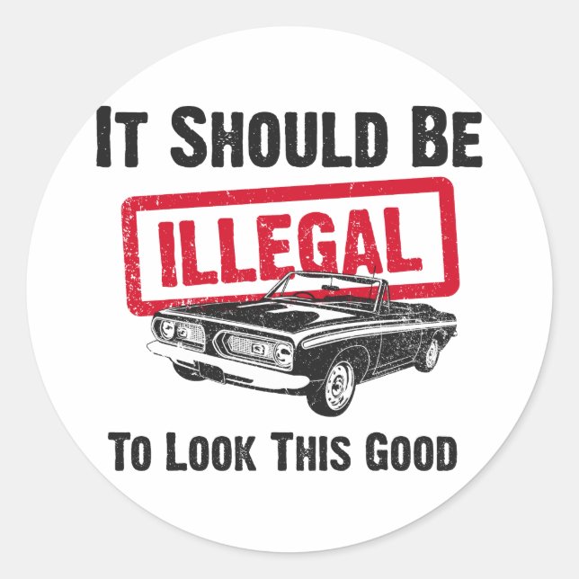 Adesivo Barracuda 1967 de Plymouth (Frente)