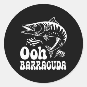 Adesivo Barracuda Engraçado Ohh Pescaria Para Amantes de M
