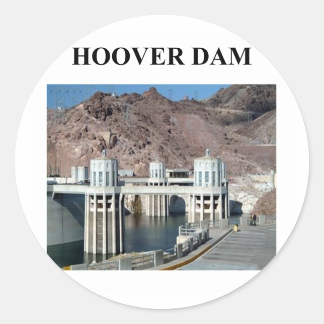 Adesivo barragem de hoover (Frente)