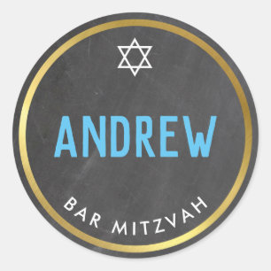Adesivo BARRE o tipo corajoso esperto aqua de MITZVAH das