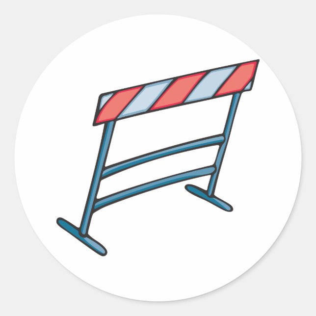 Adesivo Barreira de Segurança em Obras (Frente)