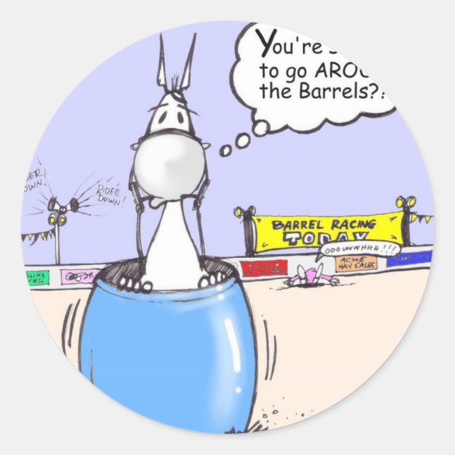 Adesivo Barrel Racer (Frente)
