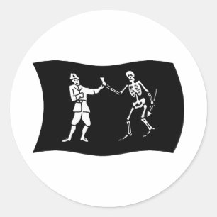 Adesivo Bartholomew Roberts Flag Sticker
