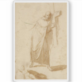 Adesivo Bartolomé Esteban Murillo - Um Carregando Monk a C