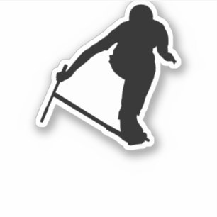 Adesivo Bartwist de truque de patinete