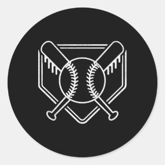 Adesivo Base de Baseball Home Plate para Meninos Vintage B