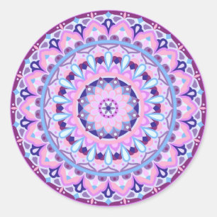 Adesivo Base Roxo Mandala