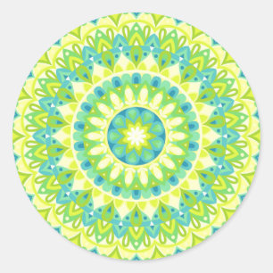 Adesivo Base Verde Mandala
