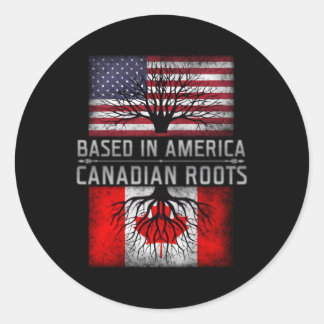 Adesivo Baseado Na América Canadense Roots American Canada