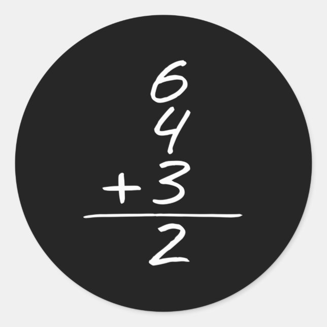 Adesivo Baseball 6 4 3 Dupla jogada em dois Design (Frente)