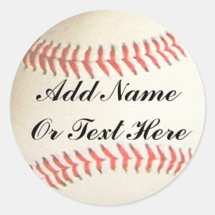 ADESIVO BASEBALL ADICIONAR NOME OU TEXTO AQUI-STICKER