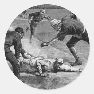Adesivo Baseball Antigo por Thure De Thulstrup, 1885