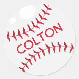 Adesivo Baseball Classic Round Sticker