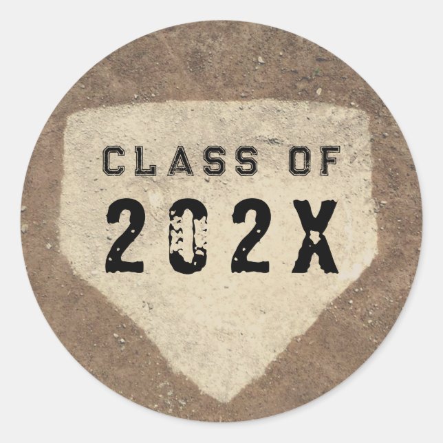 Adesivo Baseball de Graduação 2025 (Frente)