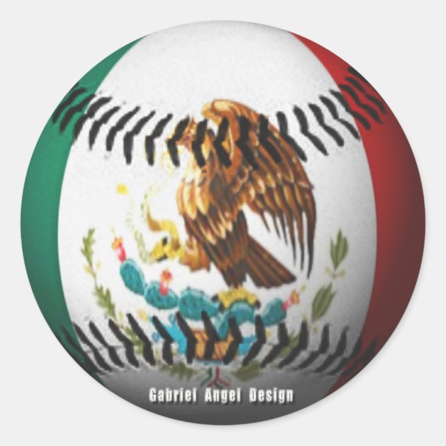 Adesivo Baseball do México (Frente)