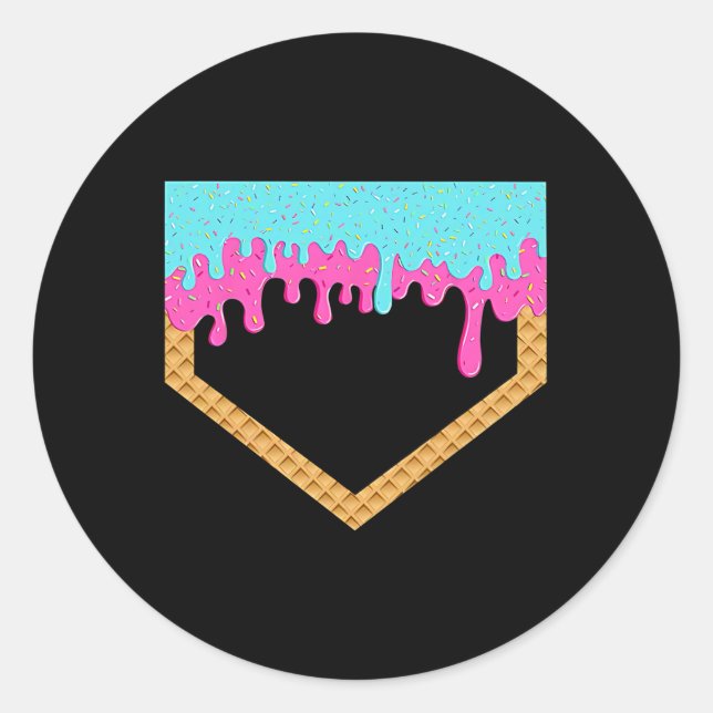 Adesivo Baseball Drill Para Rapazes Sorvete Drill Página I (Frente)